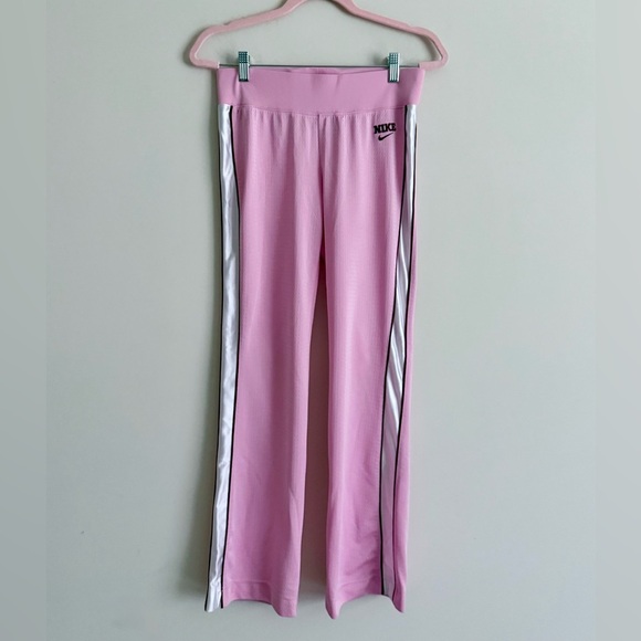 Nike Women’s Pink Track Pants XS Y2K Retro Athletic Joggers 9” Rise 29” Inseam - Picture 2 of 11